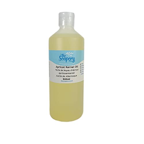Aceite de semilla de albaricoque, 500 ml, grado cosmético, aceite portador para masajes y...