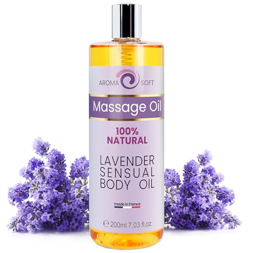 bleu & marine Bretania - Aceite de Masaje Natural 100% | Aromaterapia y Relajación | Hidratante y...