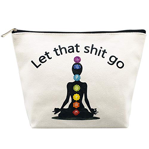 Regalo de yoga para instructor de yoga, accesorios de yoga, regalos de meditación divertidos, bolsa...