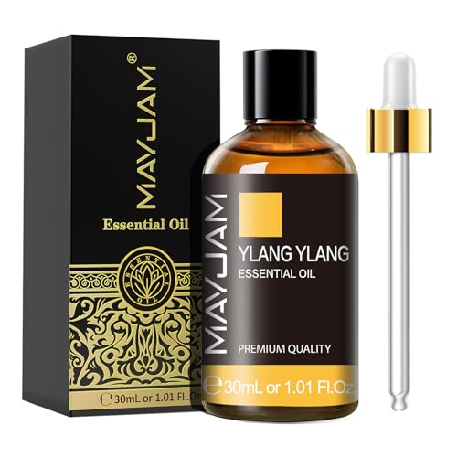 MAYJAM Aceite Esencial de Ylang Ylang 30ml, Aceite de Ylang Ylang para Difusor, Humidificador,...